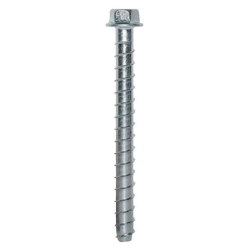 Simpson Strong-Tie Titen HD THD50500HF1 Heavy-Duty Screw Anchor, 1/2 in Dia, 5 in L, Carbon Steel, Zinc (Pack of 15)