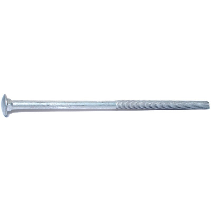 Midwest Fastener 05533 Carriage Bolt, 1/2-13 in Thread, NC Thread, 12 in OAL, 2 Grade