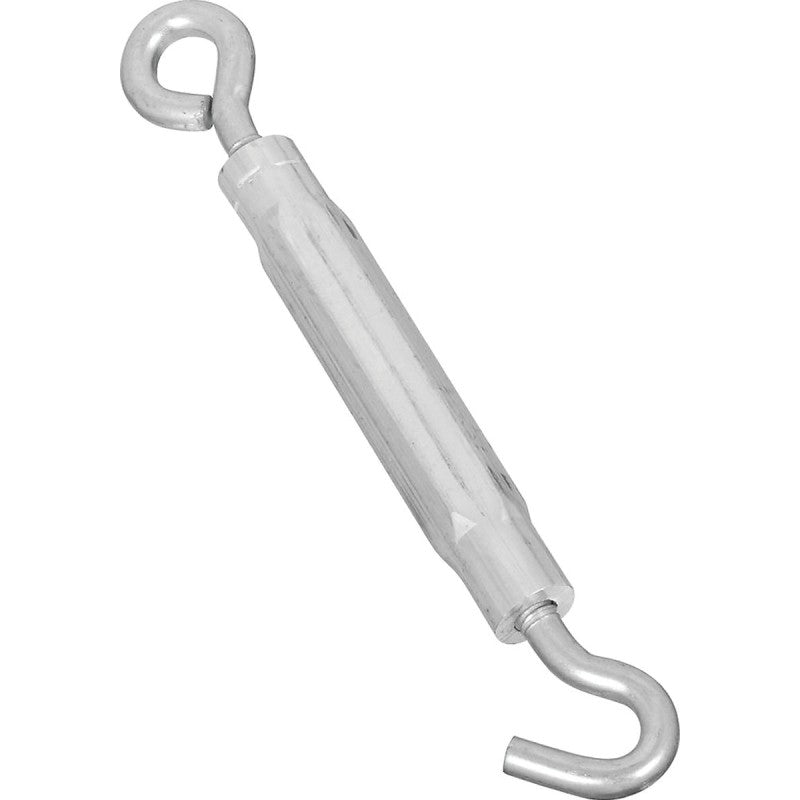 National Hardware 2173BC Series N221-960 Turnbuckle, 175 lb Working Load, 5/16-18 in Thread, Hook, Eye, 9 in L Take-Up