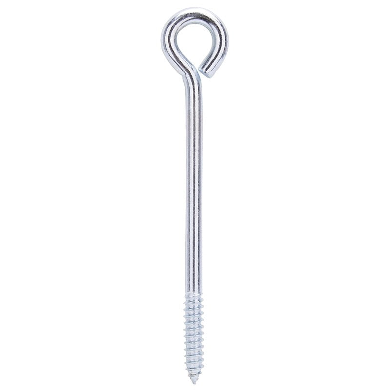 ProSource LR258 Lag Screw Eye, 11.2 mm Thread, Screw Thread, 2 in L Thread, 1-7/16 in Dia Eye, 401 lb Working Load, Zinc (Pack of 10)