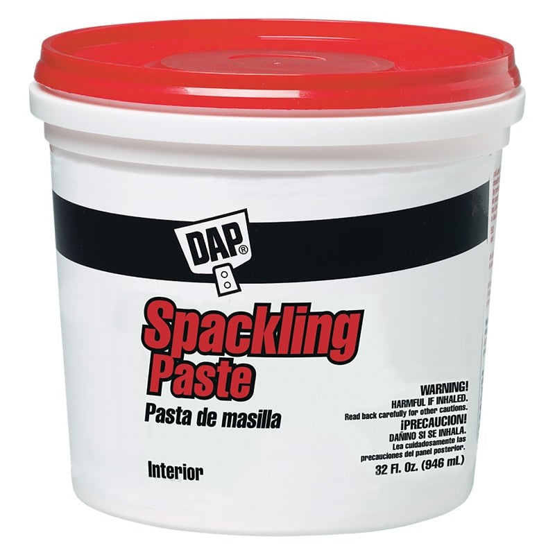 DAP 10204 Spackling, Latex, Oil Base, White