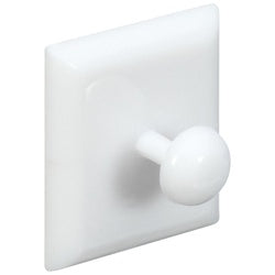 Tie Back Buttons Self Adhesive White 4 Pack