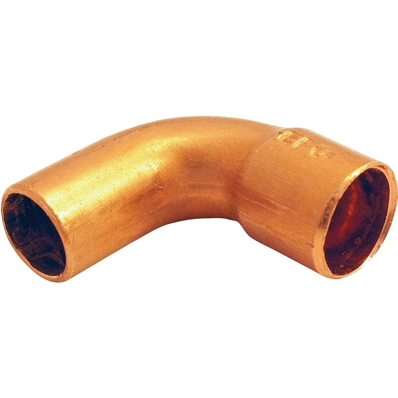 Elkhart Products 31408 Street Pipe Elbow, 3/4 in, Sweat x FTG, 90 deg Angle, Copper