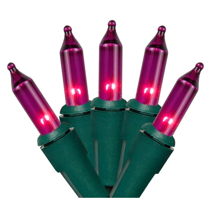 Hometown Holidays 2980-08/U13Y072L Light Set, 2.5 V, 100-Lamp, Purple Lamp, 1000 hr Average Life