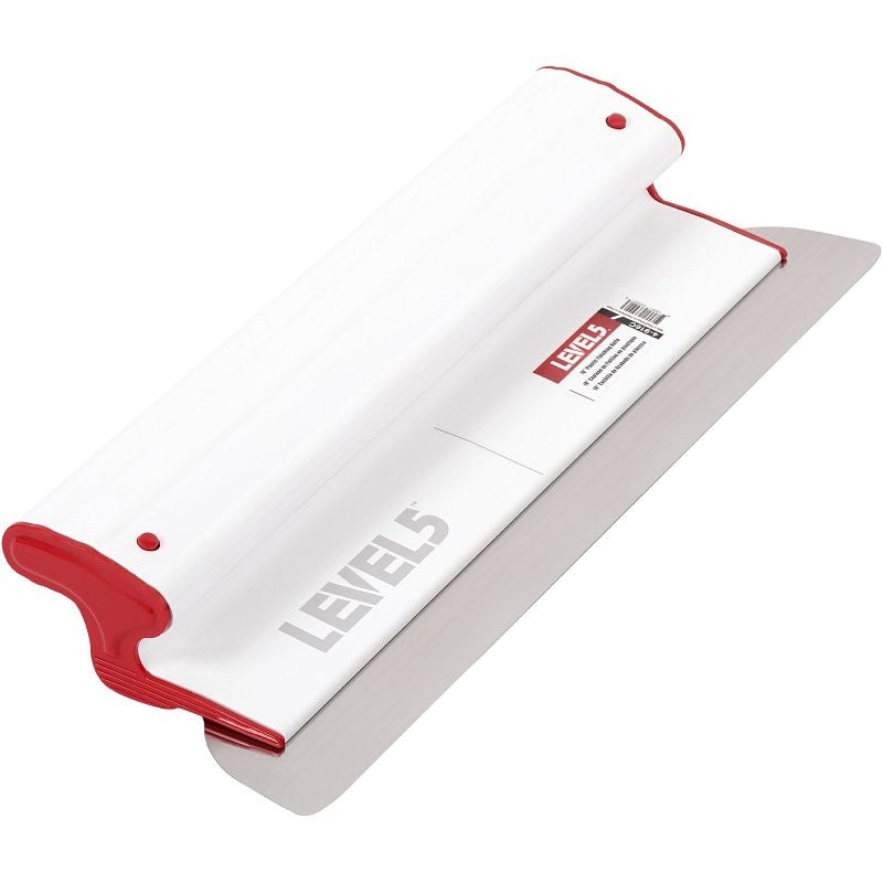 Level5 4-916C Skimming Blade, 16 in W Blade, Stainless Steel Blade, Flexible Blade, Extendable Handle, Composite Handle