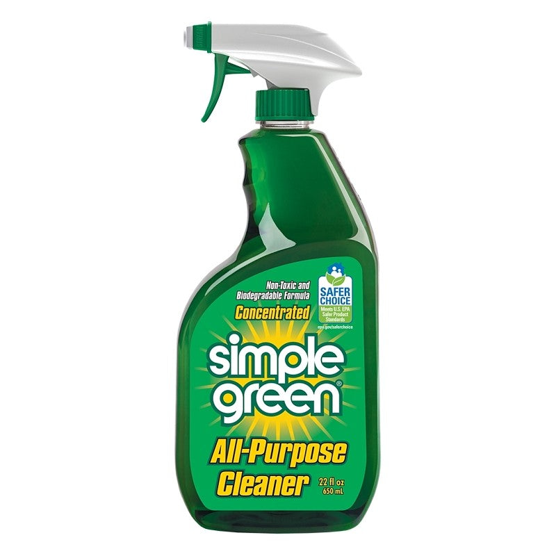 Simple Green 2710001213022 All-Purpose Cleaner, 22 oz Spray Bottle, Liquid, Sassafras, Green (Pack of 12)
