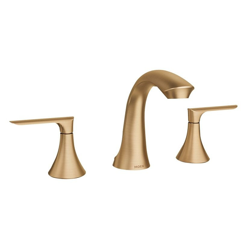 Moen Findlay Series 84517BZG Bathroom Faucet, 1.2 gpm, 2-Handle, 3-Faucet Hole, Metal/Stainless Steel, Bronze