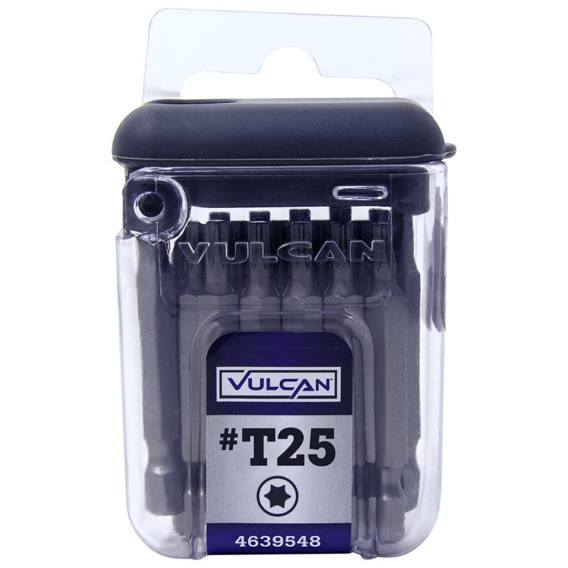 Vulcan 322891OR Screwdriver Bit, Hex Shank, S2 Chrome Molybdenum Steel