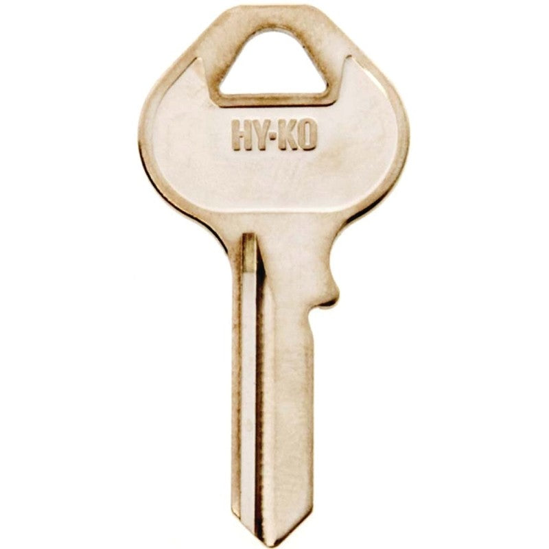 Hy-Ko 11010M16 Key Blank, Brass, Nickel, For: Master Locks and Padlocks, M16 Key Number (Pack of 10)