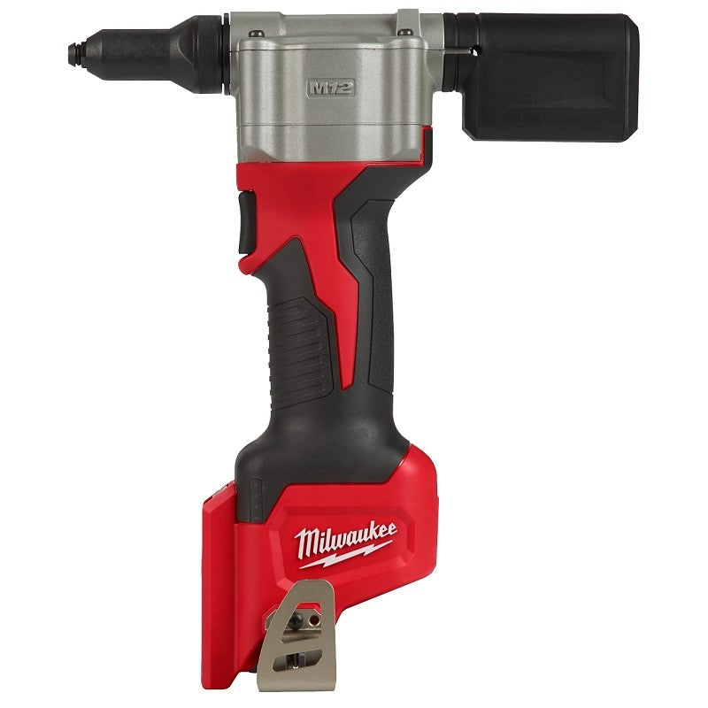 Milwaukee 2550-20 Rivet Tool, Tool Only, 12 V, 1.5 Ah, 2000 lb Rivet Setting Force, 0.8 in L Stroke