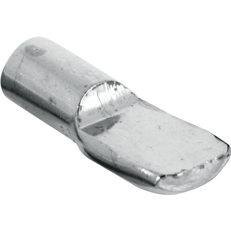 Prime-Line U10163 Shelf Support Peg, Utility Hook, Specifications: 1/4 in Dia x 3/8 in L Pin, Wall Mount, Nickel, 25 lb