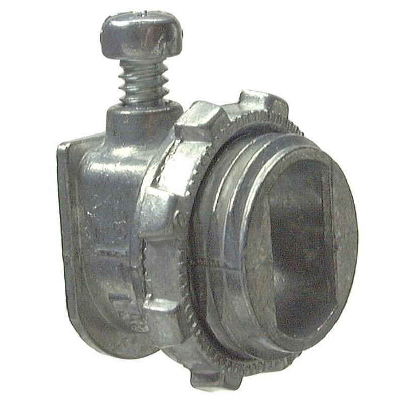 Halex 20581 AC Connector, For: 14 to 2 Steel Armored Cable, 3/8 in