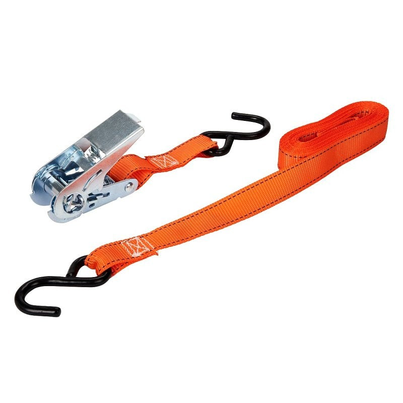 Keeper 05508-V Tie-Down Strap, 1 in W, 10 ft L, 300 lb Working Load, S-Hook End