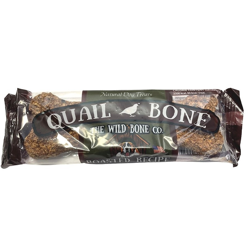 The Wild Bone Co 2002 Dog Biscuit, Quail (Pack of 24)