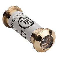 UL Fire Rated Door Viewer 160 Degree 1/2 Inch Hole Polished Brass