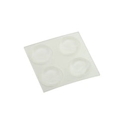Rounded Bumper Self Adhesive 1/2 Inch Clear 8 Pack (POS)