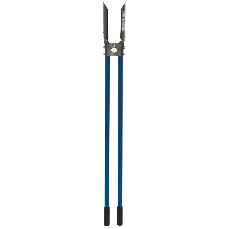 Seymour 21110 Post Hole Digger, 48 in L Handle, 59 in OAL, HCS Blade, Triple Riveted Blade, Fiberglass Handle