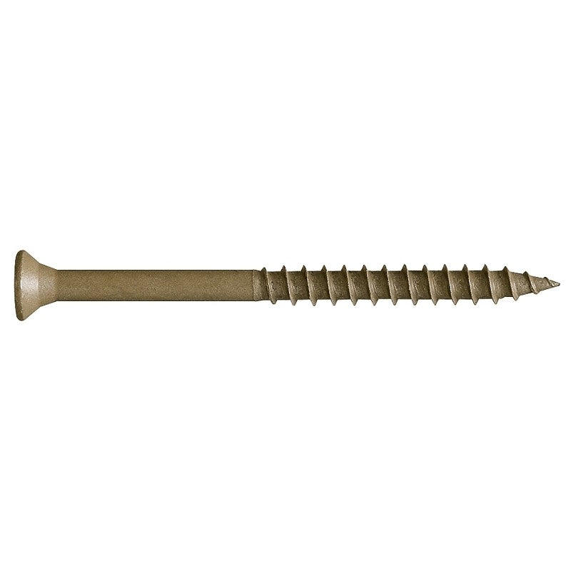 Camo 0356139 Deck Screw, #8 Thread, 2 in L, Bugle Head, Star Drive, Type 17 Slash Point, Carbon Steel, ProTech-Coated