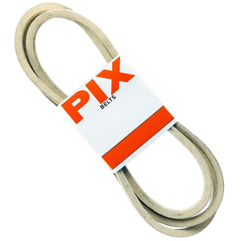 PIX P-9540280 Replacement V-Belt, 5/8 in W, White, 36 in, 38 in, 42 in, 46 in, 50 in Deck