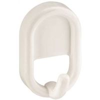 Self Adhesive Single Prong Robe And Garment Hooks 2 Pack