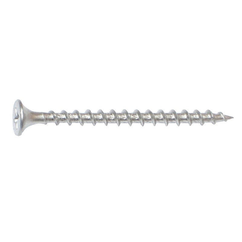 Midwest Fastener 10517 Deck Screw, No 7, 2 in L, Coarse Thread, Bugle Head, Phillips Drive, Dacrotized, 1 PK