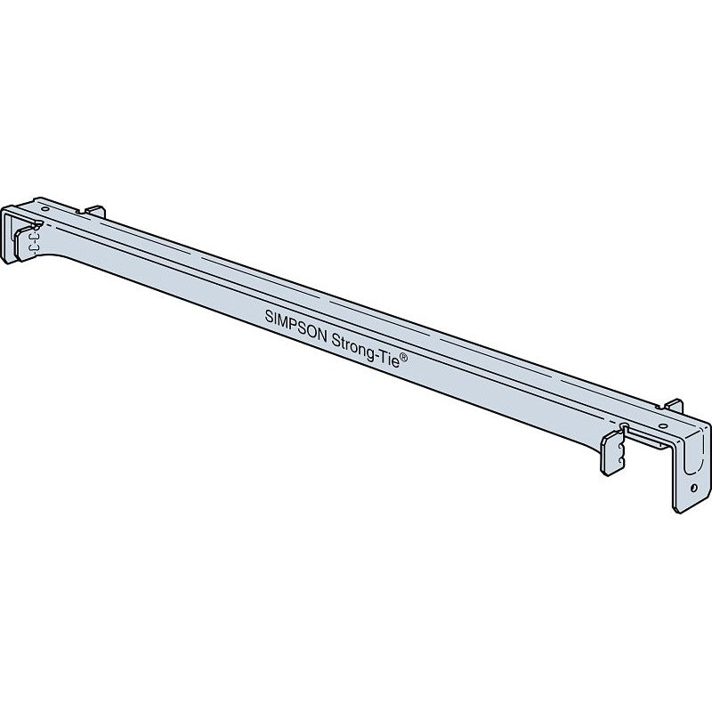 Simpson Strong-Tie TSBR TSBR2-24 Truss Spacer Restraint, 22 ga Gauge, Steel, Galvanized/Zinc (Pack of 50)
