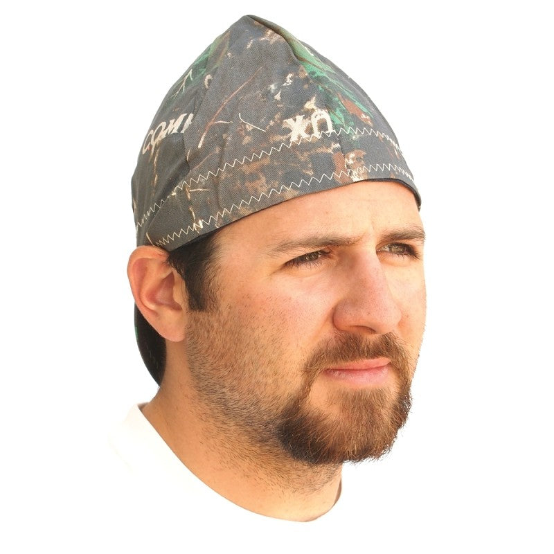 Forney 55817 Reversible Welding Cap, 7-3/8 in OAW, Cotton, Assorted