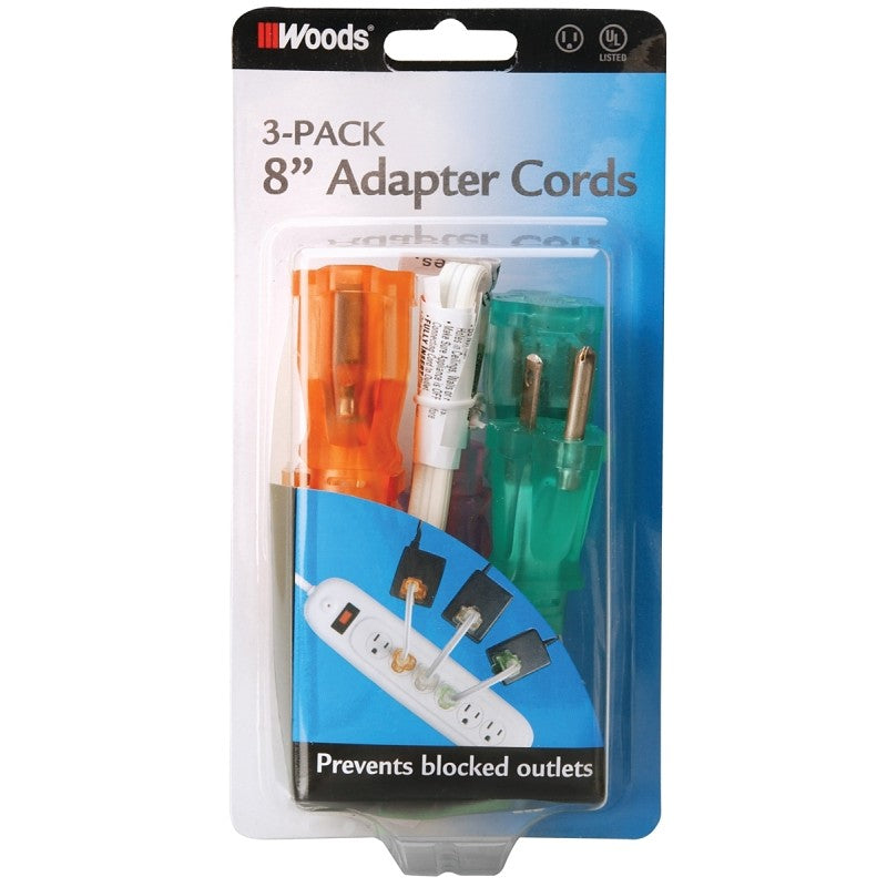 CCI Tradesman 6991 Adapter Cord, 18 AWG Cable, 13 A