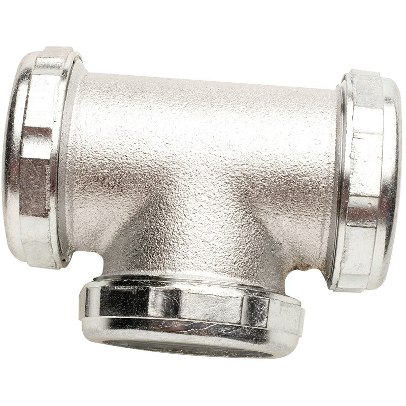 Plumb Pak PP136 Tube Tee, 1-1/2 in, Brass