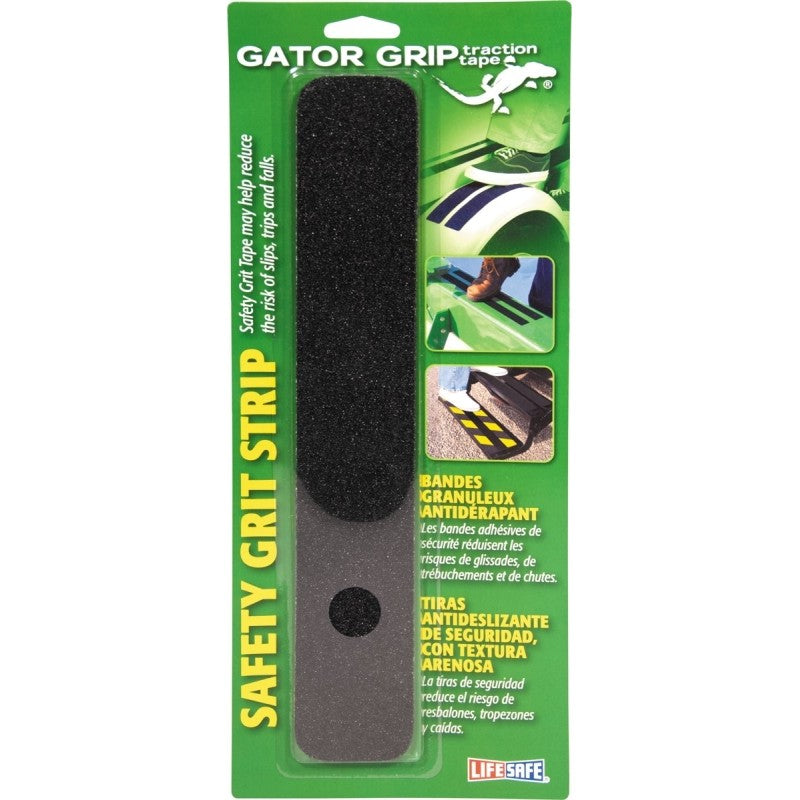 Incom RE624BL Safety Grit Tape, 12 in L, 2 in W, Black