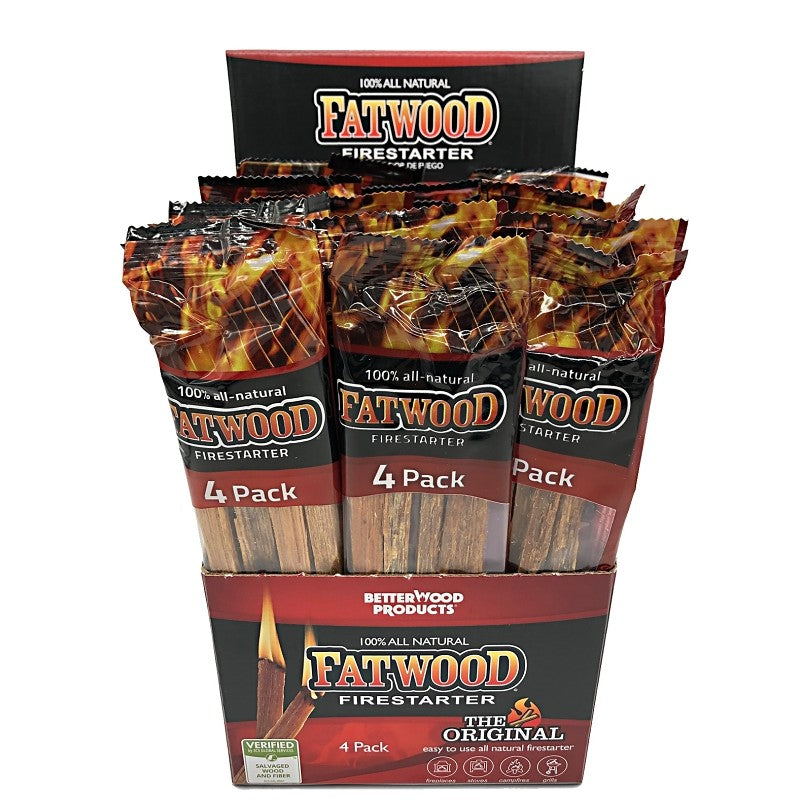 Fatwood 9900 Fire Starter, Pine Wood Base (Pack of 26)