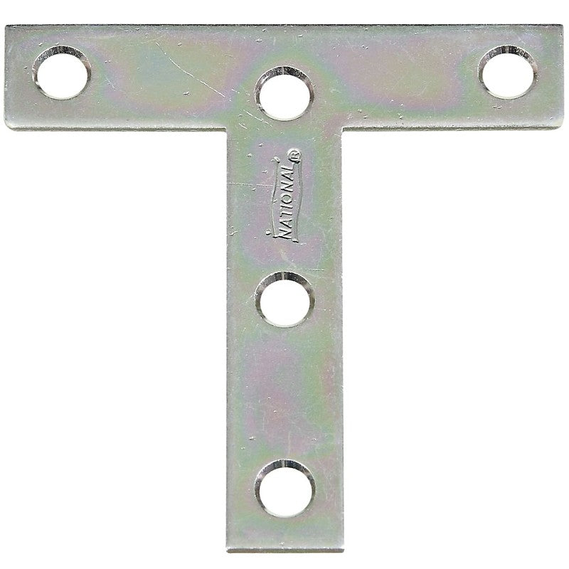 National Hardware 116BC Series N266-429 T-Plate, 3 in L, Steel, Zinc (Pack of 20)