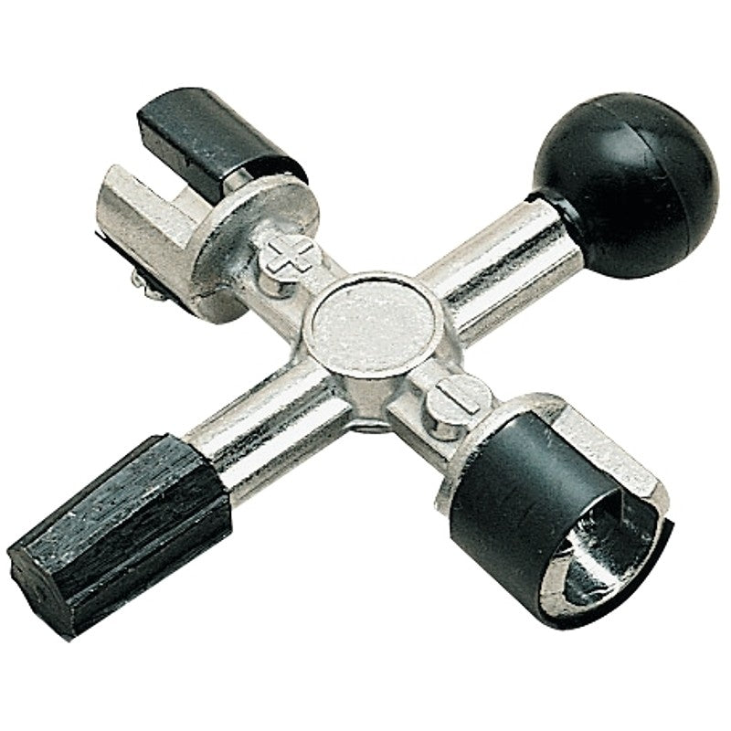 CCI 971 Battery Terminal Cleaner, 4-Way, Metal