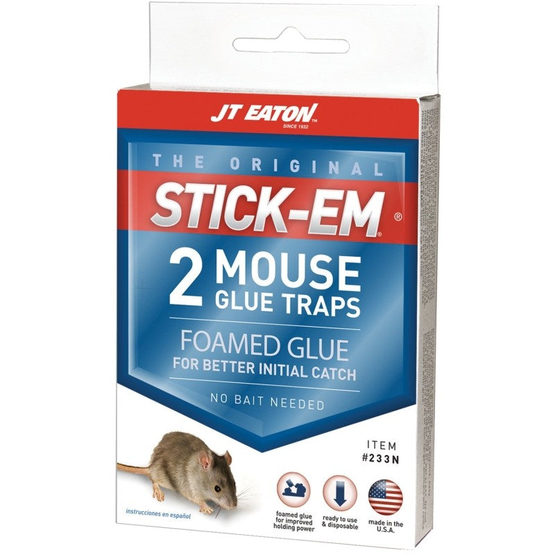 J.T. Eaton 233N Glue Trap, 3-1/4 in W, 4-1/4 in H (Pack of 24)