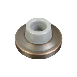 Concave Wall Door Stop 2-3/8 Inch Antique Bronze On Brass (POS)