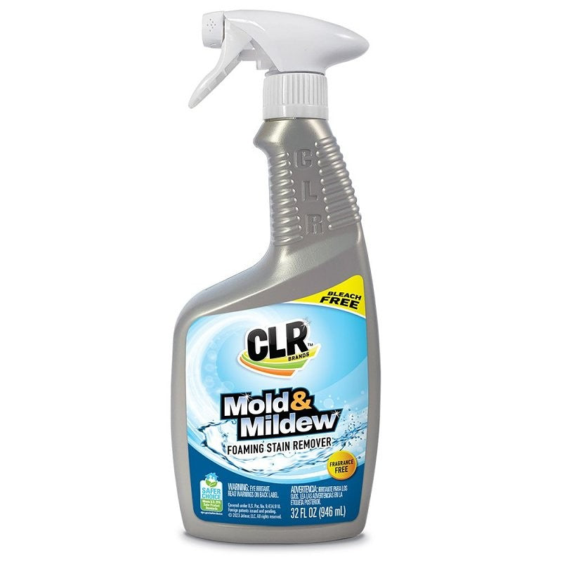 CLR CMM-6 Mold and Mildew Stain Remover, 32 oz, Liquid, Water White
