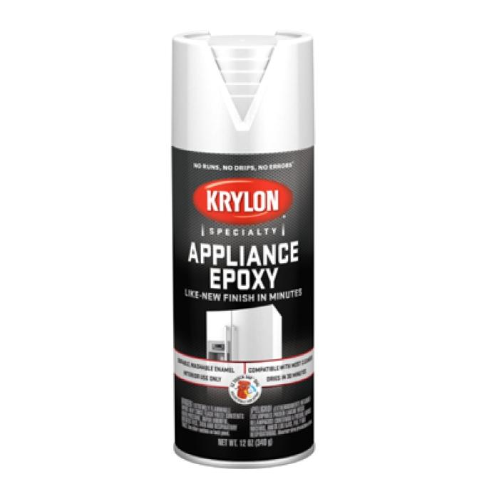 Krylon K03201777 Appliance Epoxy Spray, White, 12 oz, Can