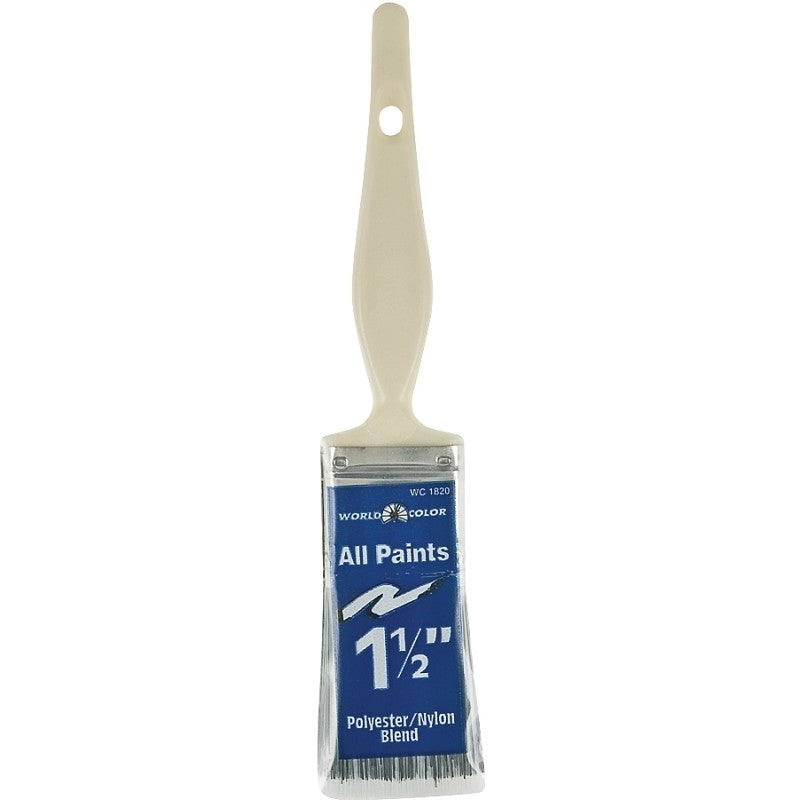 Linzer 1820-1.5 Paint Brush, 1-1/2 in W, 2-1/4 in L Bristle, Varnish Handle