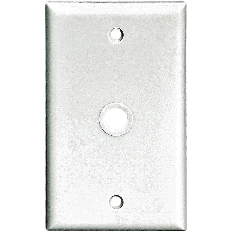 Eaton Wiring Devices 2128 2128W-BOX Wallplate, 4-1/2 in L, 2-3/4 in W, 1 -Gang, Thermoset, White, High-Gloss (Pack of 25)
