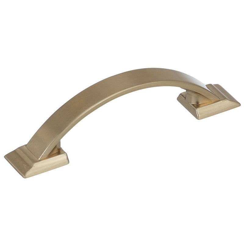 Amerock Candler Series BP29349BBZ Cabinet Pull, 4-3/8 in L Handle, 3/4 in H Handle, 1-1/8 in Projection, Zinc