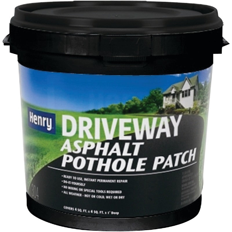 Henry HE304 Series HE304044 Driveway Pothole Patch, Solid, Black, Petroleum Distillates, 1 gal Jug (Pack of 4)