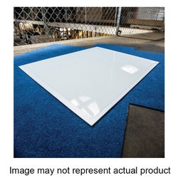 Surface Shields STEP N PEEL DGRC Clean Mat, 30 in L, 24 in W, 2 mil Thick, Polyethylene, White (Pack of 4)