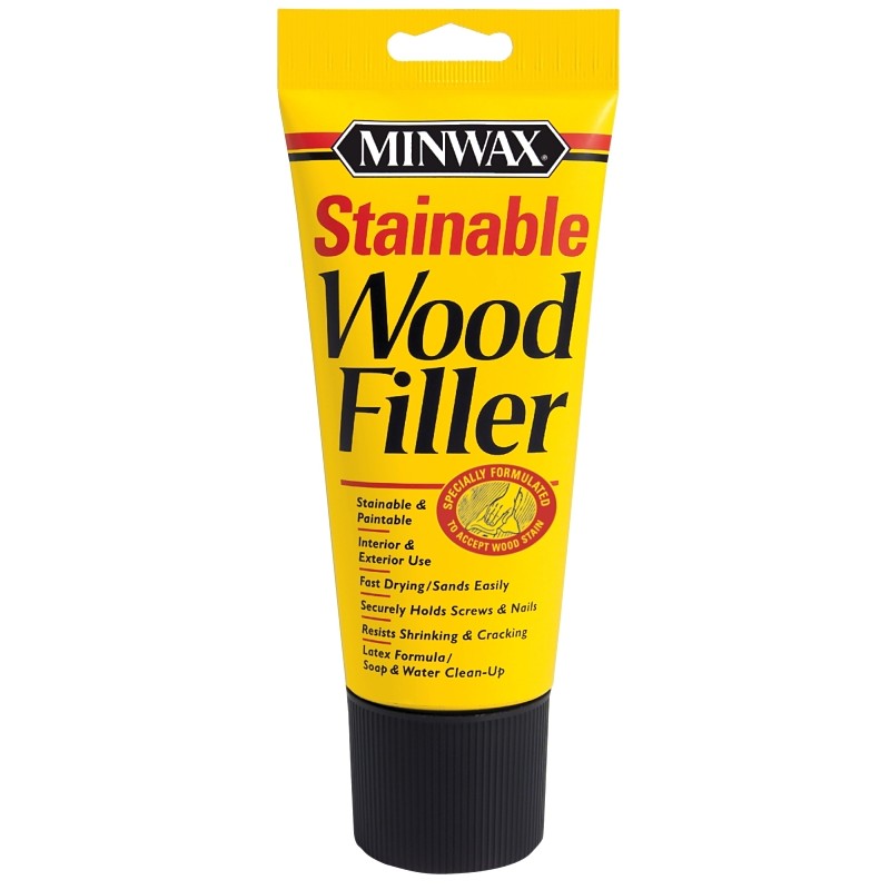 Minwax 42852000 Wood Filler, Natural, Solid, 6 oz