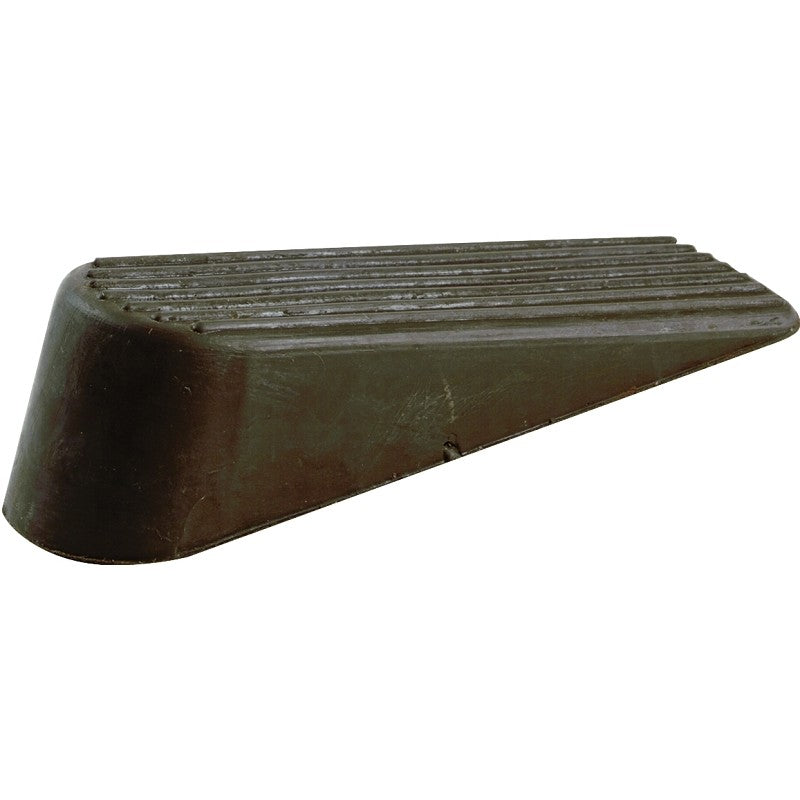 Shepherd Hardware 9132 Wedge Door Stop, Brown, Rubber, 2/PK (Pack of 6)
