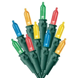 Santas Forest 55080 Sparkle Light, 120 V, 100-Lamp, Multi-Color, 20,000 hr Average Life, 34 ft L
