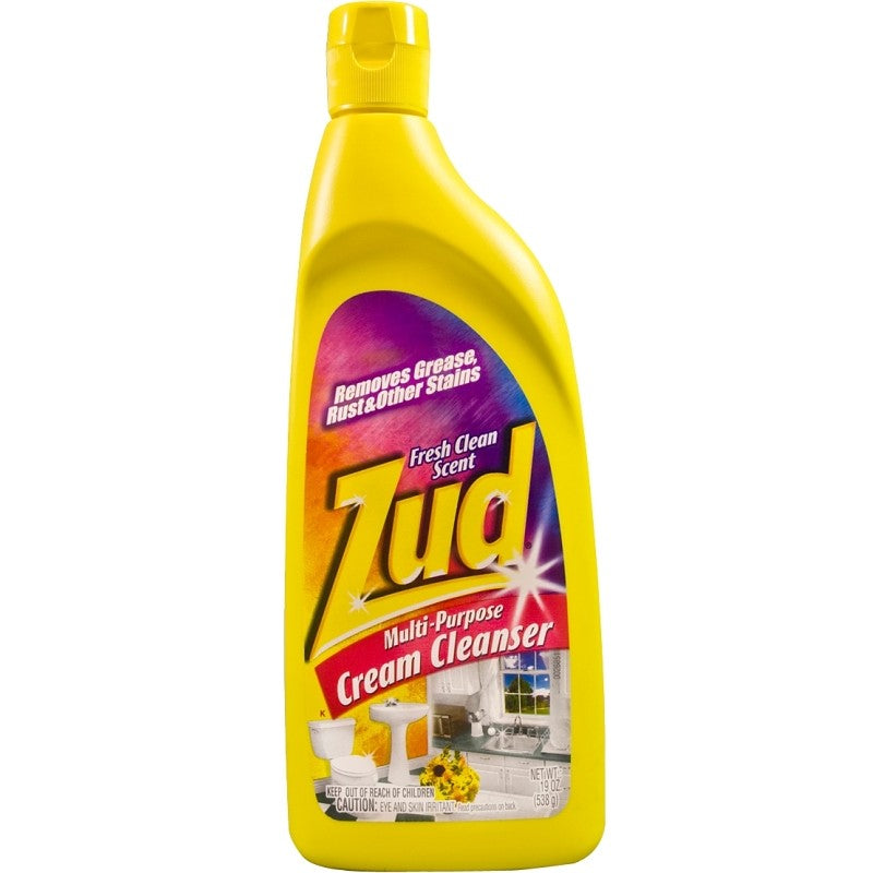 Malco Zud 530019 Cream Cleanser, 19 oz Bottle, Paste, Citrus, Floral, White (Pack of 12)