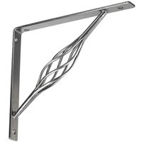 Rustic Shelf Bracket 7 By 8 Inch Antique Pewter