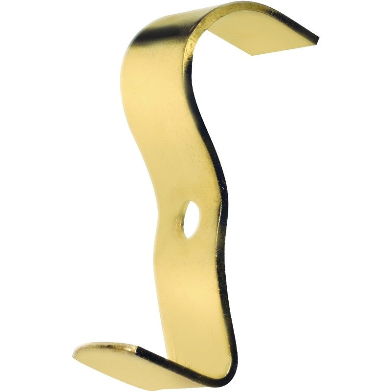 OOK 50571 Wide Molding Hook, Brass