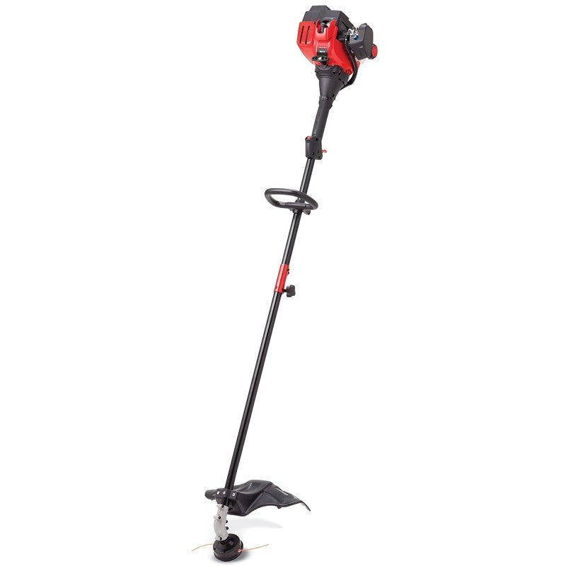 Troy-Bilt 41AD252S766 String Trimmer, 10 oz Fuel Tank, Gas, 25 cc Engine Displacement, 2-Cycle Engine, 0.095 in Dia Line