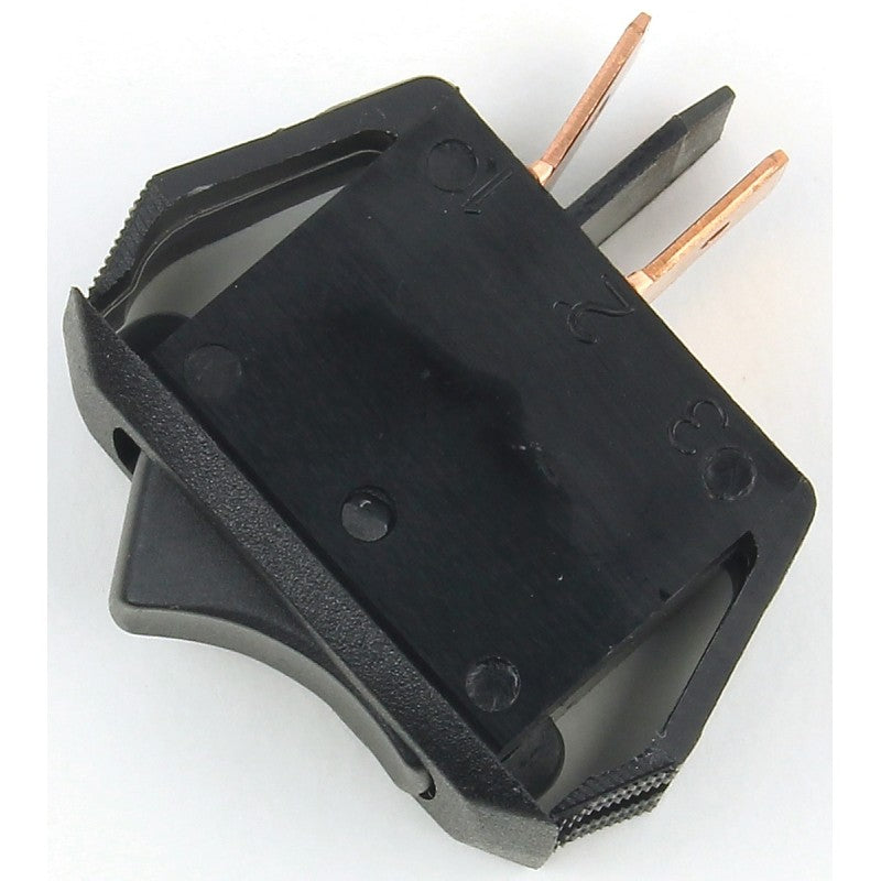 Jandorf 61104 Rocker Switch, 10/16 A, 125/250 V, SPST, Tab Terminal, Black